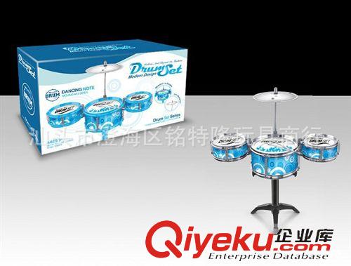 樂器類玩具 商務(wù) 贈(zèng)品 供應(yīng)樂器玩具 電鍍爵士鼓 益智早教玩具鼓原始圖片3