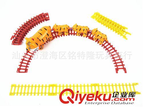 軌道玩具 電動虎軌道隊 兒童卡通動物軌道玩具 軌道玩具 地攤熱銷玩具原始圖片3