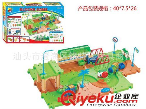 軌道玩具 供應酷積木（火車系列）兒童益智玩具拼裝軌道電動積木 電動積木
