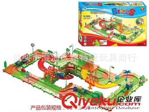 軌道玩具 供應酷積木（火車系列）兒童益智玩具拼裝軌道電動積木 電動積木