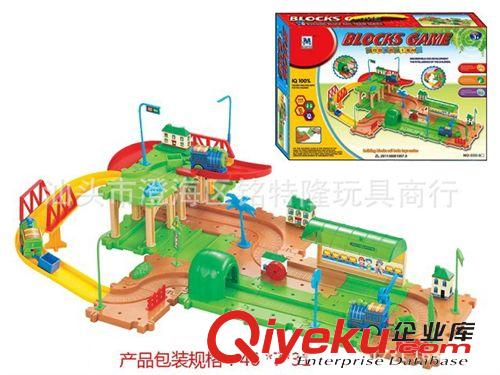 軌道玩具 供應酷積木（火車系列）兒童益智玩具拼裝軌道電動積木 電動積木原始圖片2