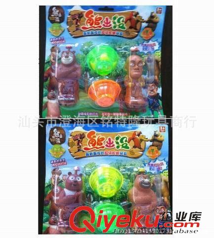 陀螺 電視熱播熊出沒產品 兒童玩具 熊出沒陀螺 雙色閃光 時貨 熱銷貨原始圖片2