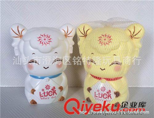儲蓄罐/存錢罐 供應(yīng) {zx1}款幸運大卡通羊儲錢罐 創(chuàng)意卡通羊年精品 羊年吉祥物原始圖片2