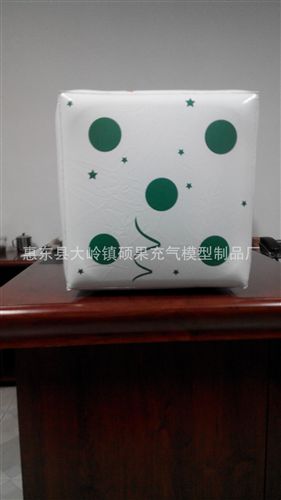 充氣模型 充氣骰子，PVC充氣骰子模型，PVC充氣廣告產(chǎn)品，充氣廣告模型原始圖片3