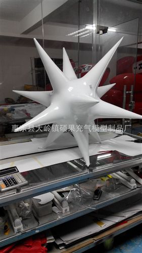 充氣模型 發光星星，充氣星星,PVC發光星星充氣廣告模型，pvc充氣廣告產品原始圖片3