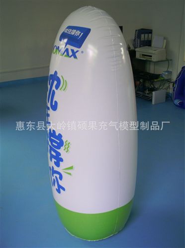 傳統懷舊類玩具 定制PVC充氣不倒翁，PVC充氣玩具，PVC充氣廣告模型，家居用品原始圖片2