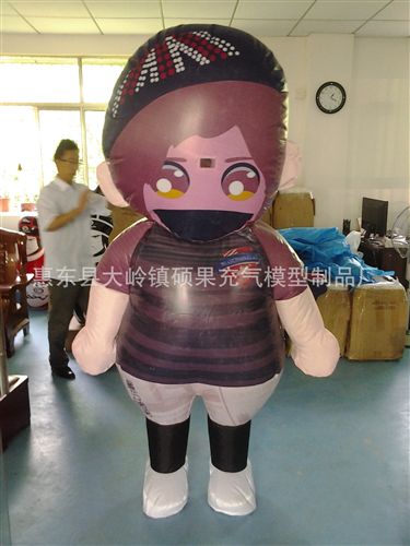 其他模型玩具 黑巧弟弟行動(dòng)氣偶，pvc充氣廣告模型,pvc充氣廣告產(chǎn)品原始圖片2