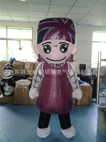 其他模型玩具 工廠定制彩巧妹妹行動氣偶，各類充氣廣告模型產品原始圖片2
