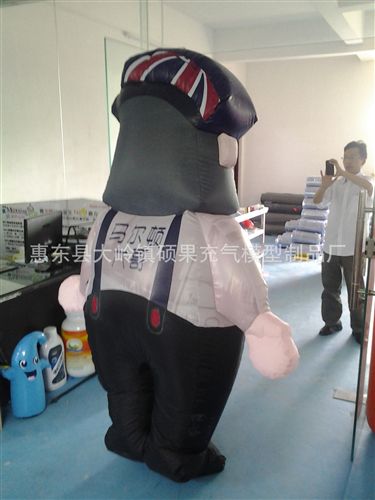 其他模型玩具 工廠定制馬爾頓大哥行動氣偶，各類充氣廣告模型產品原始圖片3