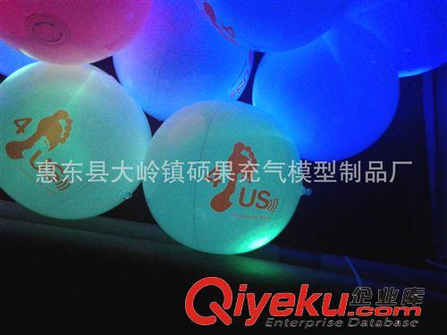 球類玩具 30CM充氣腳印球，PVC充氣沙灘球，PVC充氣廣告模型原始圖片3
