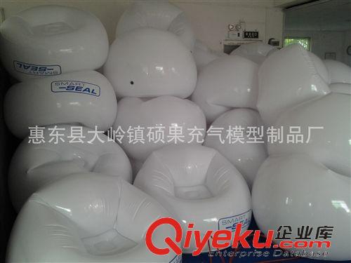 充氣沙發 工廠定制100*87CMPVC充氣懶人沙發，各類PVC充氣家居用品原始圖片3