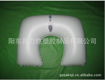 一.家居旅游用品 陽江供應2014新款PVC植絨U型枕，可來樣定做原始圖片3