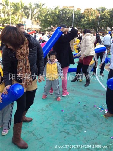 二.PVC  TPU充氣玩具 運(yùn)動(dòng)產(chǎn)品 廠家銷(xiāo)售：親子互動(dòng)游樂(lè)棒子，可按要求定做原始圖片3