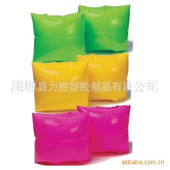 七.嬰幼兒PVC用品 供應充氣卡通圖案 水上水袖手臂圈 pvc透明 充氣款式