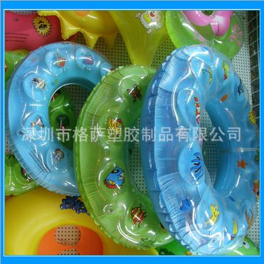泳圈系列 廠家直銷50-90CM充氣泳圈 充氣兒童水晶圈 游泳圈 充氣游泳圈