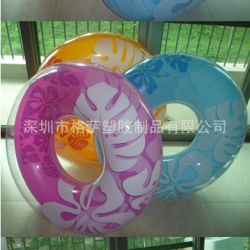 泳圈系列 泳圈 游泳圈 供應PVC水上兒童游泳圈（70CM）帶手柄泳圈原始圖片3