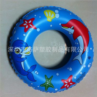 泳圈系列 泳圈 游泳圈 供應PVC水上兒童游泳圈（70CM）帶手柄泳圈