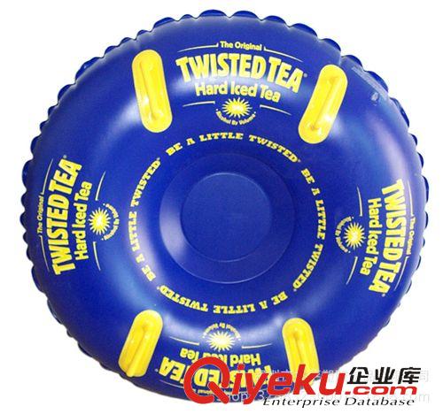 劃水圈 水上玩具系列 廠家供應：吹氣拖拉劃水圈 吹氣帶手把劃水圈  吹氣雙人劃水圈原始圖片2
