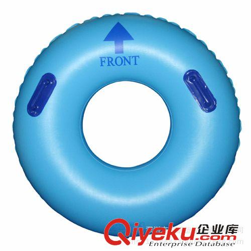 劃水圈 水上玩具系列 PVC充氣兒童劃水圈 圓形帶手把劃水圈  充氣拖拉劃水圈原始圖片2