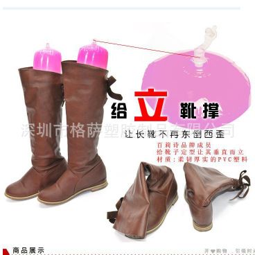 充氣內膽 鞋撐系列 韓版女士鞋充氣鞋撐 吹氣PVC鞋撐 TPU腳撐 PVC植絨充氣鞋撐