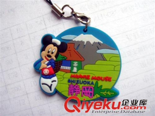 手機擦 吊牌 手機飾品系列 圓形手機擦  PVC卡通人物手機擦  手機吊飾原始圖片3