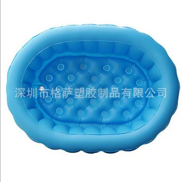 BB浴盆 浴凳系列 【推薦】2014熱銷兒童pvc充氣浴盆 嬰兒塑料浴盆 大號洗澡盆