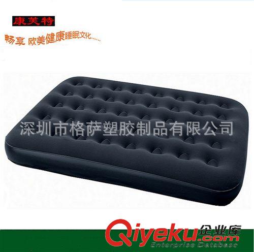 植絨充氣床墊系列 時尚精美PVC植絨床墊 豪華雙人野營充氣墊 植絨床墊 gd絨床