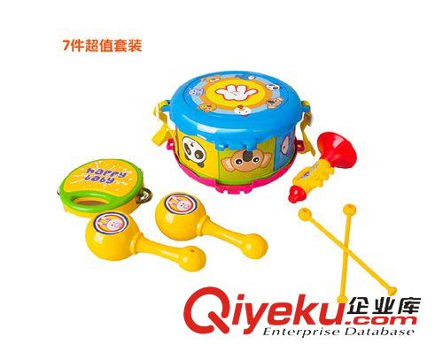 歐銳產品 歐銳zp神氣小樂手益智啟蒙樂器組合7件套喇叭 鈴鼓 大鼓原始圖片2