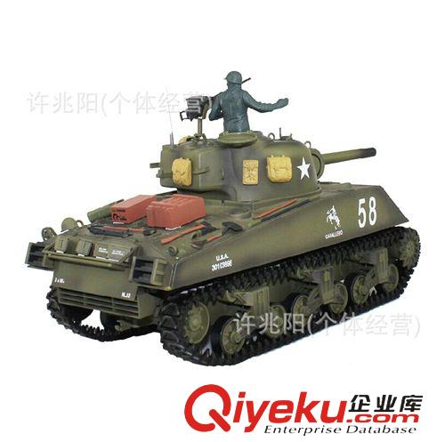 恒龍產(chǎn)品 恒龍遙控坦克 3898金屬仿真打彈1:16美國(guó)謝爾曼M4A3 遙控坦克