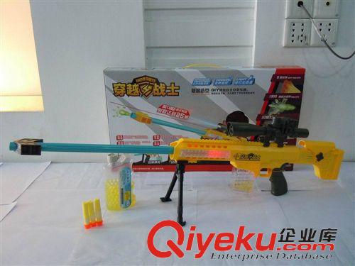 玩具槍 夏天爆銷巴雷特紅外線音樂燈光水晶軟彈槍 穿越戰(zhàn)士水彈TOYS GUN原始圖片2