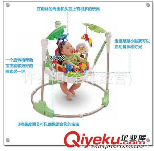過家家 有現貨升級加強版歡樂跳跳椅蹦跳學步健身椅費雪同款fisher price原始圖片2