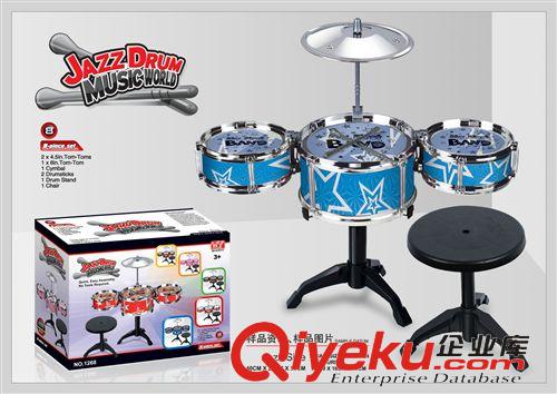 過(guò)家家 套裝爵士鼓批發(fā) 益智音樂(lè)親子玩具 塑料架子鼓 兒童敲擊樂(lè)器玩具原始圖片3