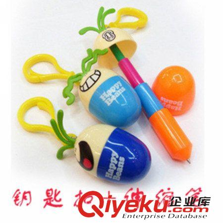 小禮品 元旦禮品笑臉奇趣雞蛋伸縮筆鑰匙扣多功能 全球{zj0}禮品采購原始圖片3