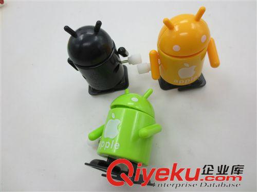 小禮品 上鏈走路谷歌機器人 發(fā)條上鏈機器人 安卓機器人原始圖片2