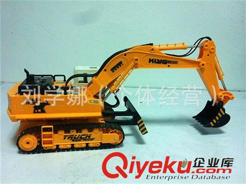廠里{zx1}產(chǎn)品 匯納11通道充電挖土機310 無線遙控挖掘機 工程車 兒童玩具批發(fā)原始圖片2