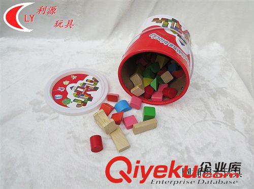  積木 拼裝 卡片 玩具 廠家直銷早教 圓桶玩具積木批發 廠家專業批發 早教益智兒童玩具原始圖片2
