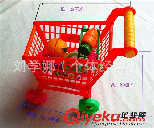 芭比娃娃 娃娃推車玩具 廠家直銷兒童智力 拼裝 組裝 仿真 過家家超市購物車原始圖片2