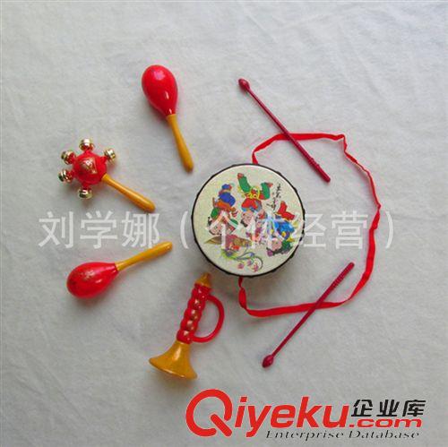 9元9店 專(zhuān)批 廠家批發(fā)818吉祥羊皮套鼓波浪鼓古典最熱愛(ài)的早教益智兒童玩具