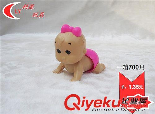 2元店 專批 塑料玩具供應 兒童玩具 發條爬步娃娃 廠家專業 供應原始圖片3