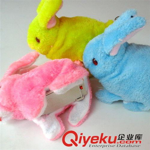 電動狗 電動前進兔子玩具 有聲音 眼睛會亮 毛絨電動玩具 地攤熱銷玩具原始圖片3