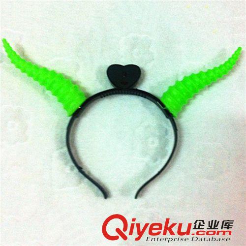 閃光掛飾 全網直銷 惡魔羊角發光fk/閃光牛角/演唱會酒吧化妝舞會KTV原始圖片3