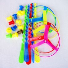 小玩具 手推飛碟/飛盤(pán)/竹蜻蜓/ 創(chuàng)意益智兒童玩具批發(fā) 義烏地?cái)偀豳u玩具原始圖片2