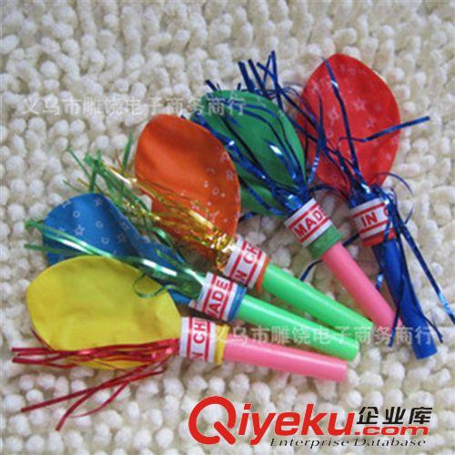 球類玩具 【廠家直銷】供應{zx1}款批發金絲哨氣球 氣球哨批發原始圖片2