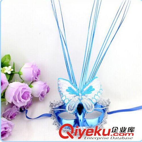面具 熱銷圣誕節(jié)面具舞會(huì)半臉公主化妝舞會(huì)面具女派對(duì)蝴蝶雨面具tj原始圖片2