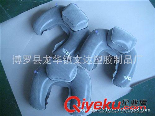 充氣枕頭 供應(yīng)植絨充氣長形方枕 午休旅行睡枕 戶外野營睡袋枕頭 靠墊靠枕