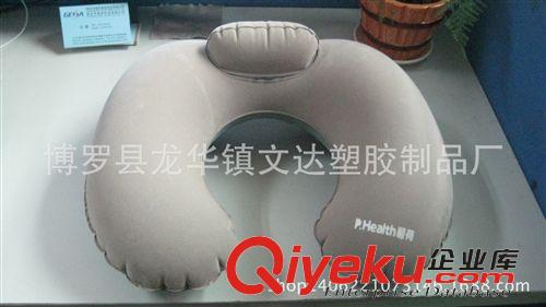 充氣枕頭 供應旅行吹氣子母枕頭 廣告促銷禮品充氣枕 植絨PVC充氣子母枕頭原始圖片2