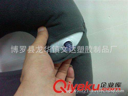 充氣枕頭 供應午睡充氣枕頭 碎花布套充氣枕 午睡充氣枕U型組合枕 旅游枕原始圖片2