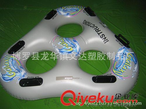 充氣泳圈 廠家供應(yīng)專業(yè)生產(chǎn)單人圈 雙人圈 三人圈， 四人圈 多人圈定做原始圖片2