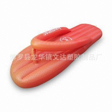 充氣浮排浮床 廠家直銷， pvc充氣拖鞋浮排，廣告沖浪板充氣浮床定做原始圖片2