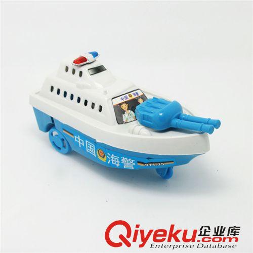 航海模型 中國海警 拉線會跑帶響鈴的輪船 地攤貨源熱賣批發原始圖片2